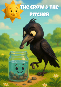 The Crow & the Pitcher: A Clever Thinking Story for Kids