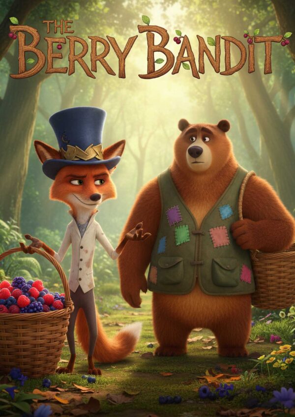 The Berry Bandit - Illustrated PDF Story for Kids | Fairness & Sharing