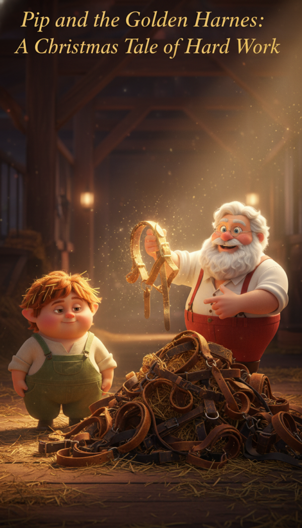 Pip and Santa: The Secret of the Strong Harness | Children’s Holiday Fable Book