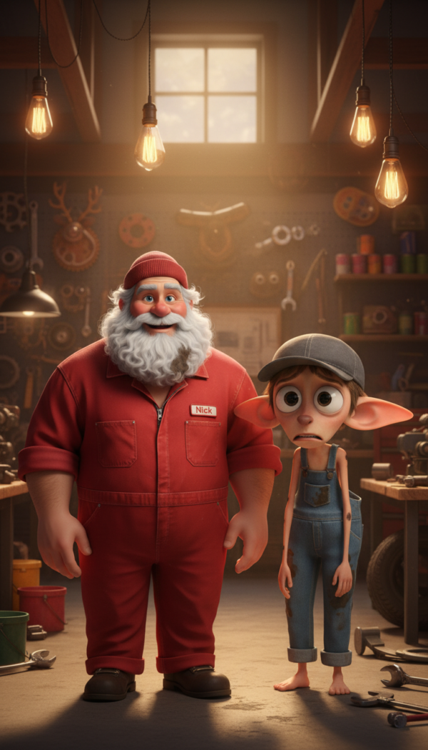 Santa and Widget: The Broken Gear | Children’s Christmas Forgiveness Book