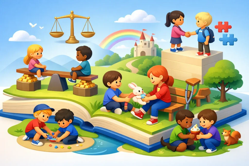 7 Stories About Fairness for Kids That Teach Kindness