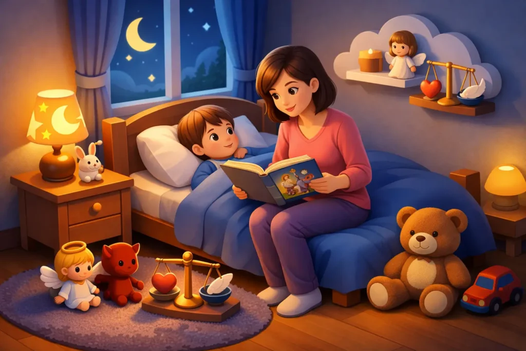 Children's Moral Education at Bedtime