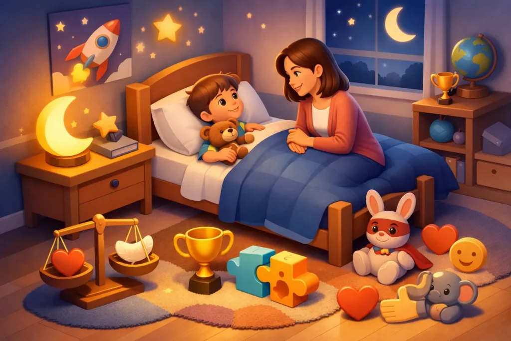 Character Education for Young Children at Bedtime