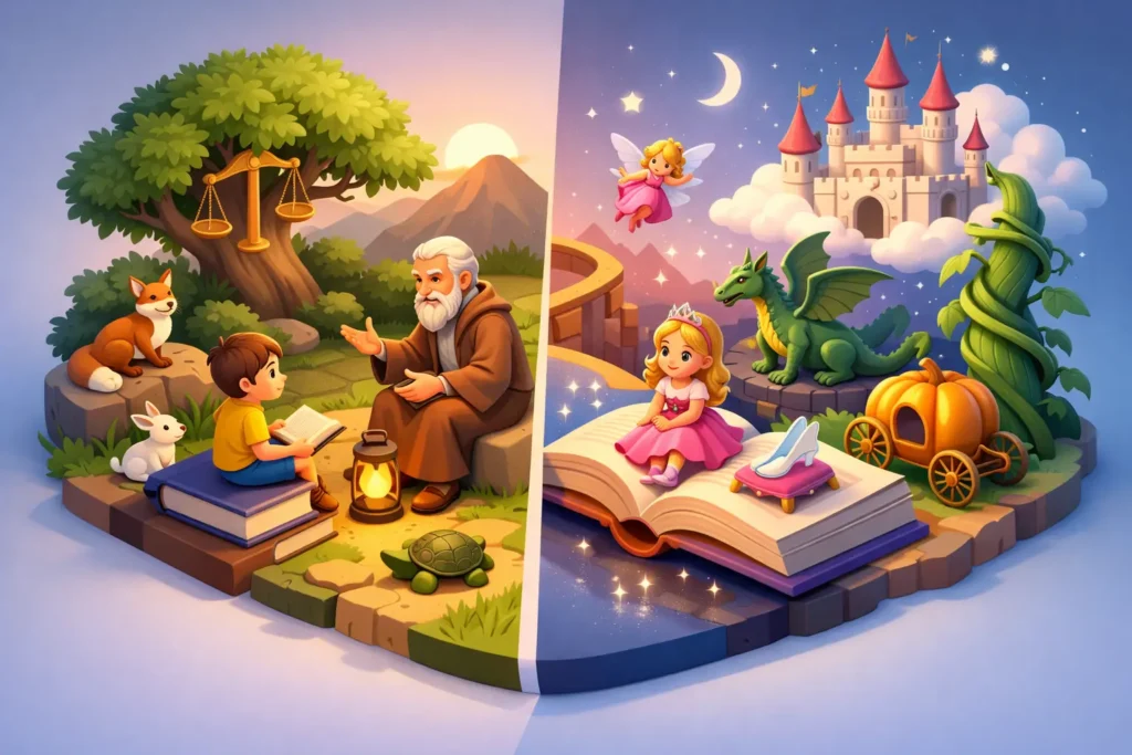 Moral Stories Versus Fairy Tales for Kids