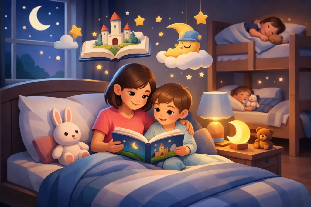 Stories Supporting Sibling Harmony at Bedtime