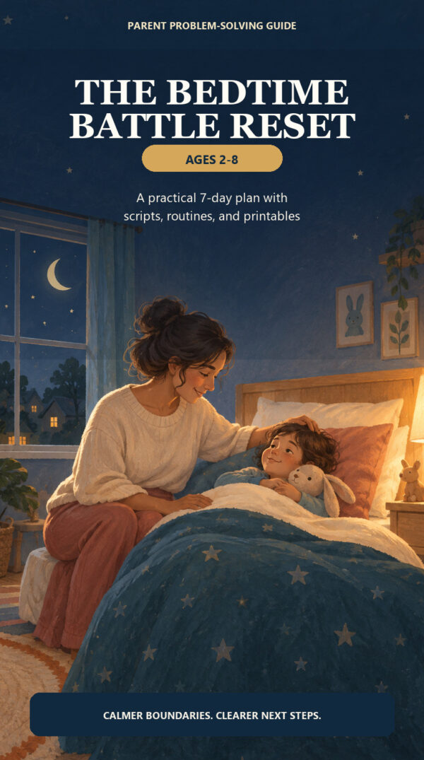 The Bedtime Battle Reset parent guide cover