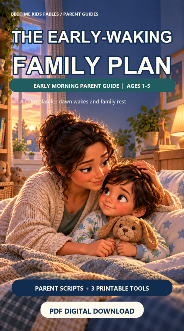 The Early-Waking Family Plan: A Parent Guide for Ages 1-5 - Printable PDF Cover