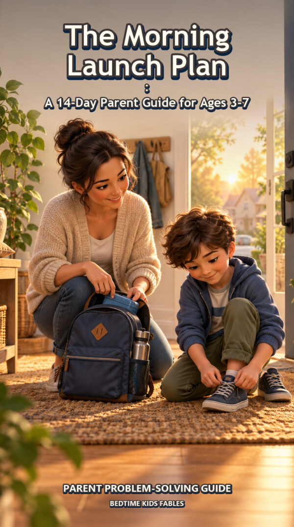 The Morning Launch Plan: A 14-Day Parent Guide for Ages 3-7 cover