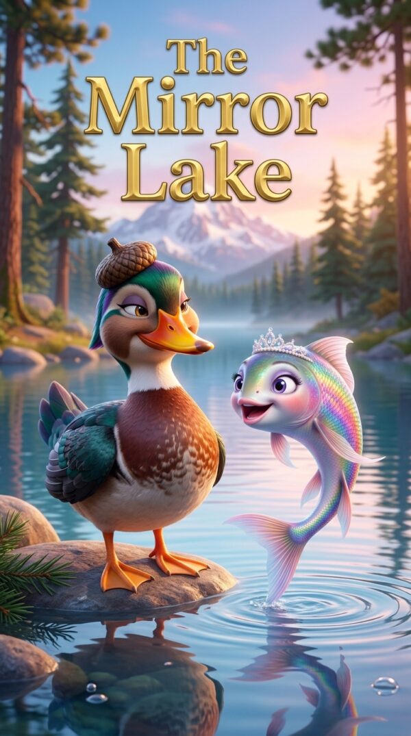 percival_and_glimmer__the_mirror_lake____cover for Kids - Bed Time Kids Fables