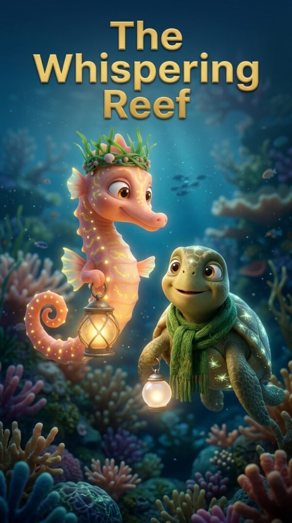 The Whispering Reef: Pippin the Seahorse & Toby's Ocean Bedtime Story about Unity - Printable PDF Cover