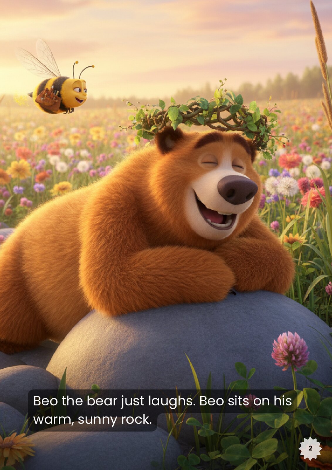Buzzy and Beo: Bee and Bear Preparation Story (PDF) - actual PDF sample, page 3