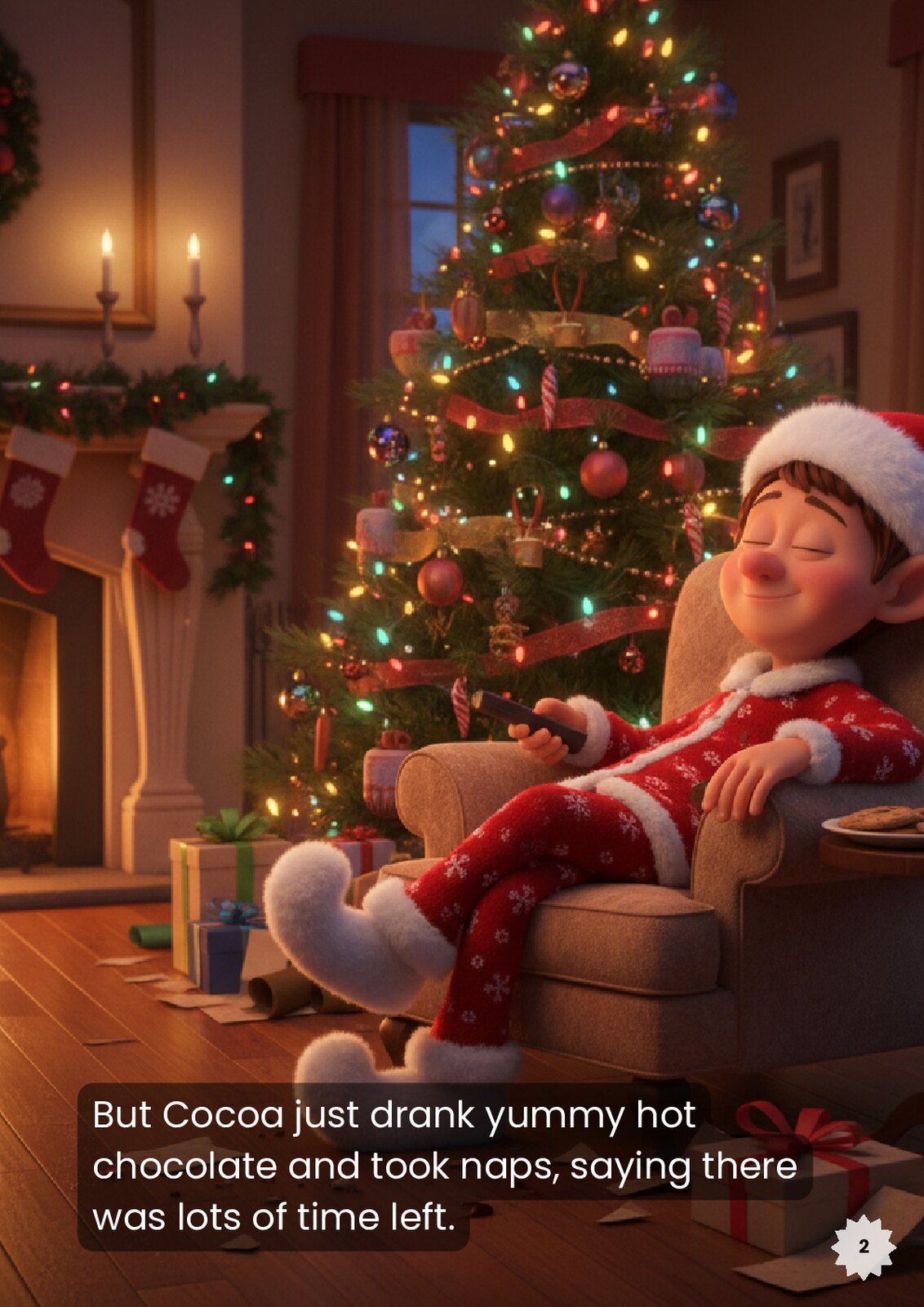 Tinsel and Cocoa's Christmas Eve Rush: Christmas Elf Responsibility Story (PDF) - actual PDF sample, page 3