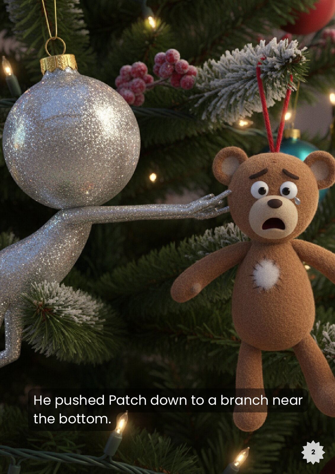 Sterling and Patch's Christmas Friendship: Christmas Friendship Story for Kids (PDF) - actual PDF sample, page 3
