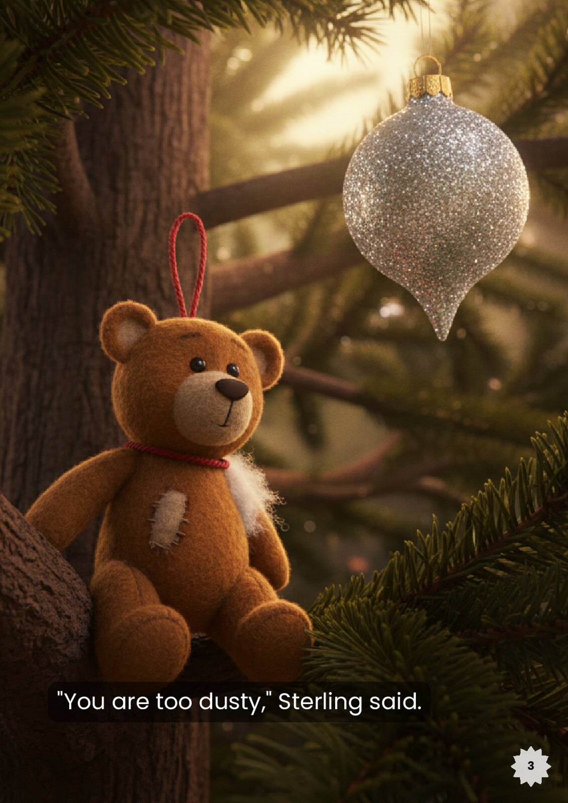 Sterling and Patch's Christmas Friendship: Christmas Friendship Story for Kids (PDF) - actual PDF sample, page 4