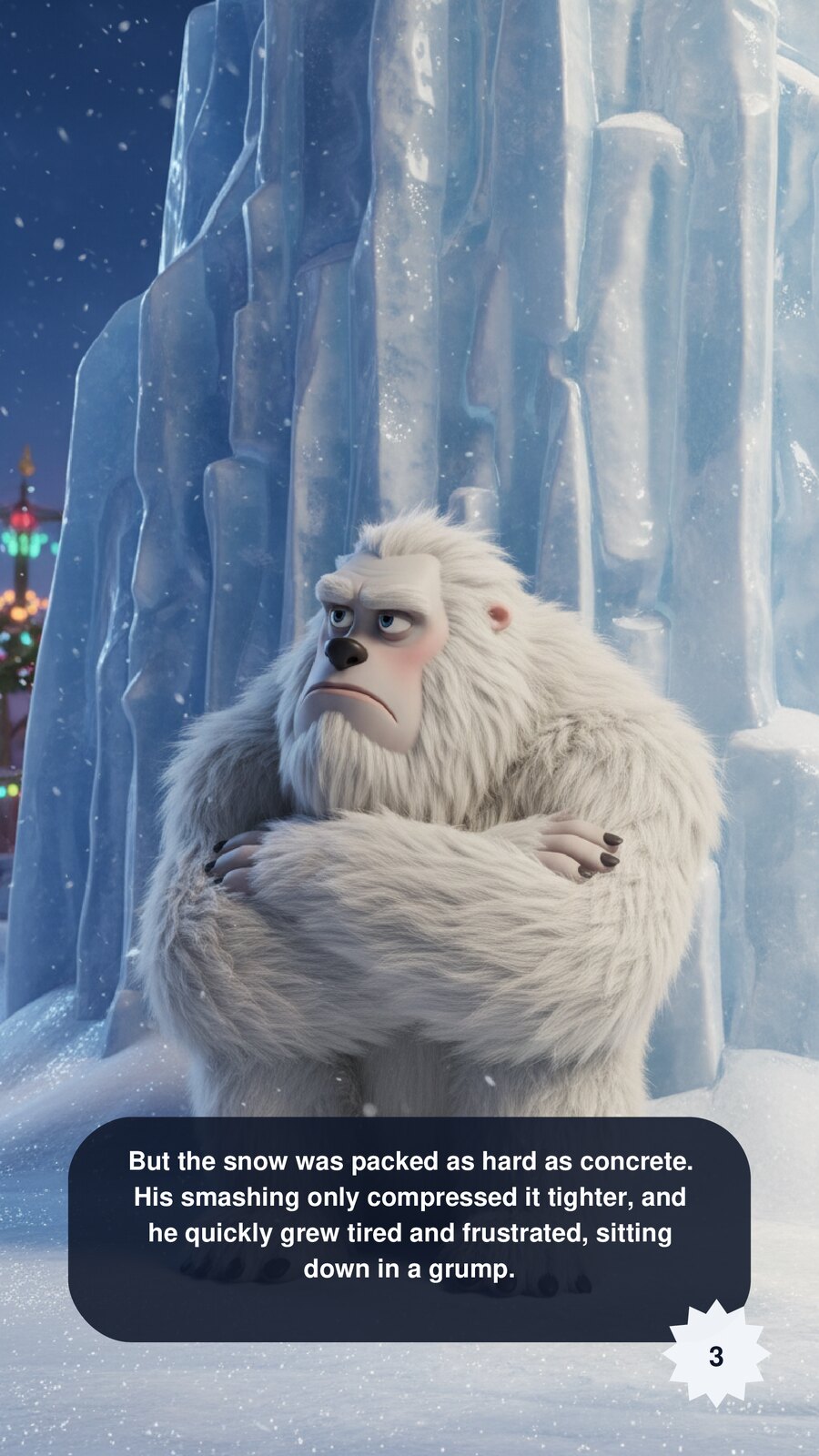 The Great Snow Rescue: Santa and Yeti Rescue Story (PDF) - actual PDF sample, page 4