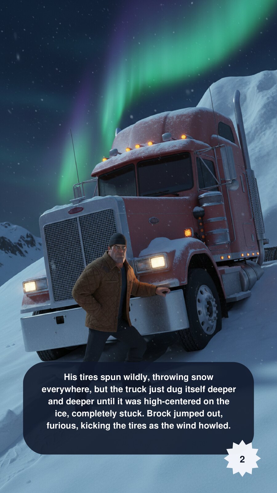 The Christmas Drift: Christmas Teamwork Story for Kids (PDF) - actual PDF sample, page 3
