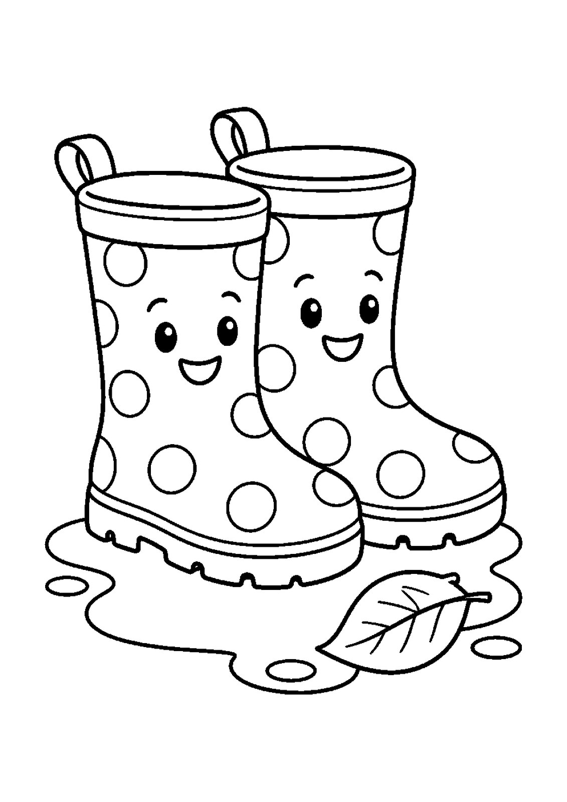 30 Weather & Seasons Coloring Pages for Ages 3-8: Little Weather Wonders (Printable PDF) - actual PDF sample, page 4